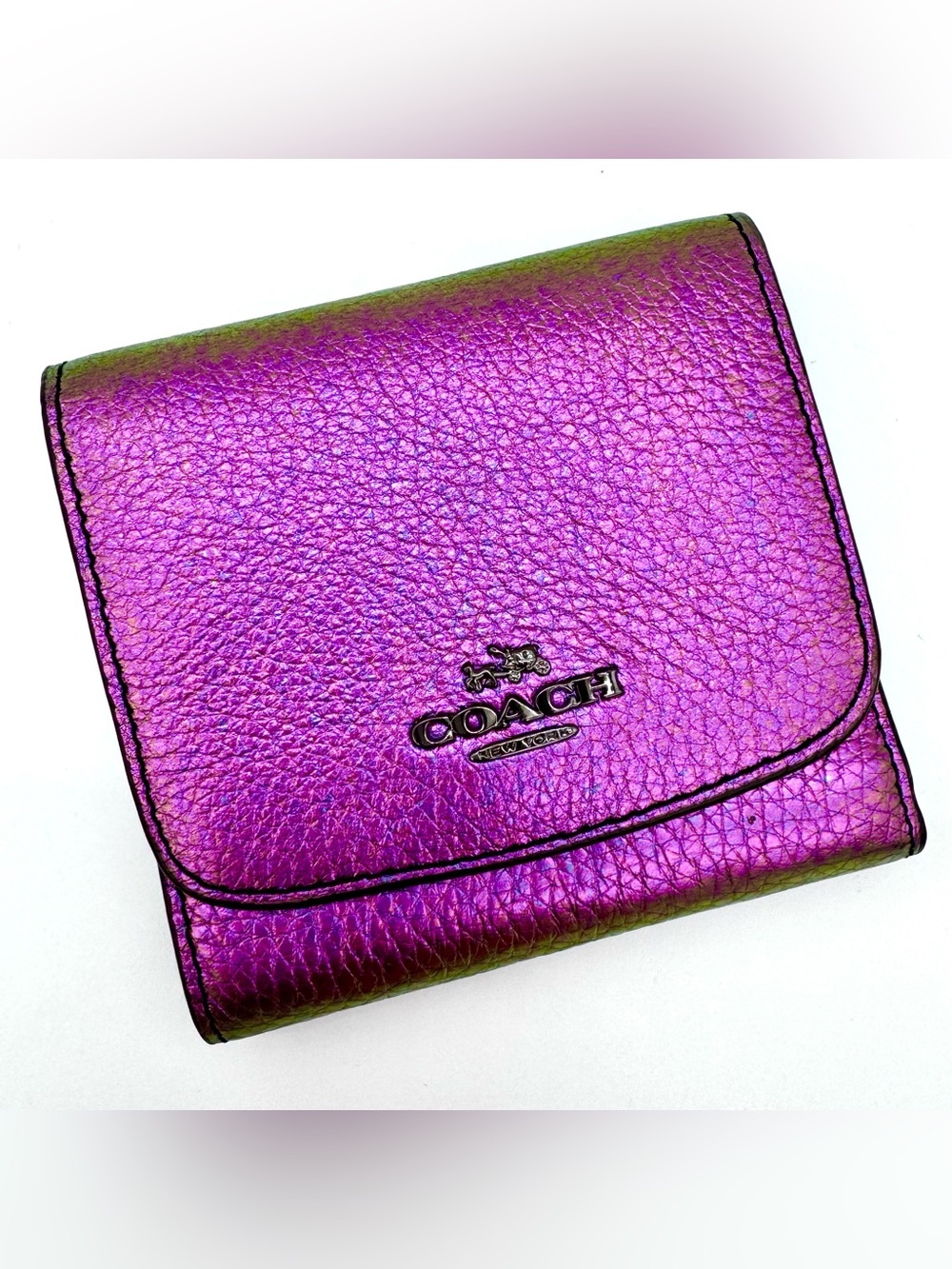 Coach Purple Hologram Wallet